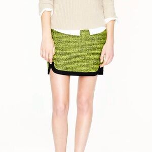 Stylish Green and Black Women's Skirt